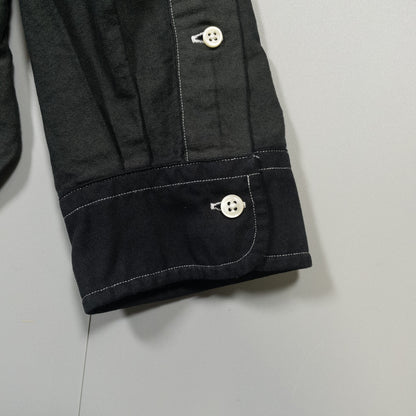 [メンズXXL] 90〜00年代 Ralph Lauren/ラルフローレン 長袖シャツ CLASSIC FIT 黒染め