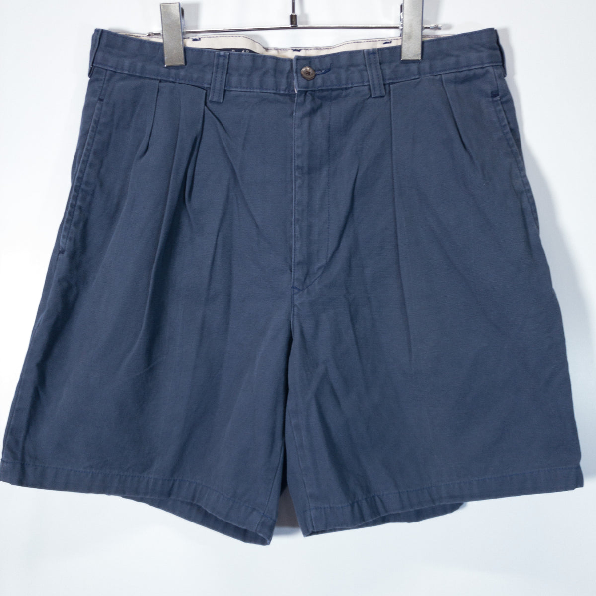 [メンズW33] 90〜00年代 Ralph Lauren/ラルフローレン ショートパンツ チノショーツ ツータック POLO U.S.A.ロゴパッチ
