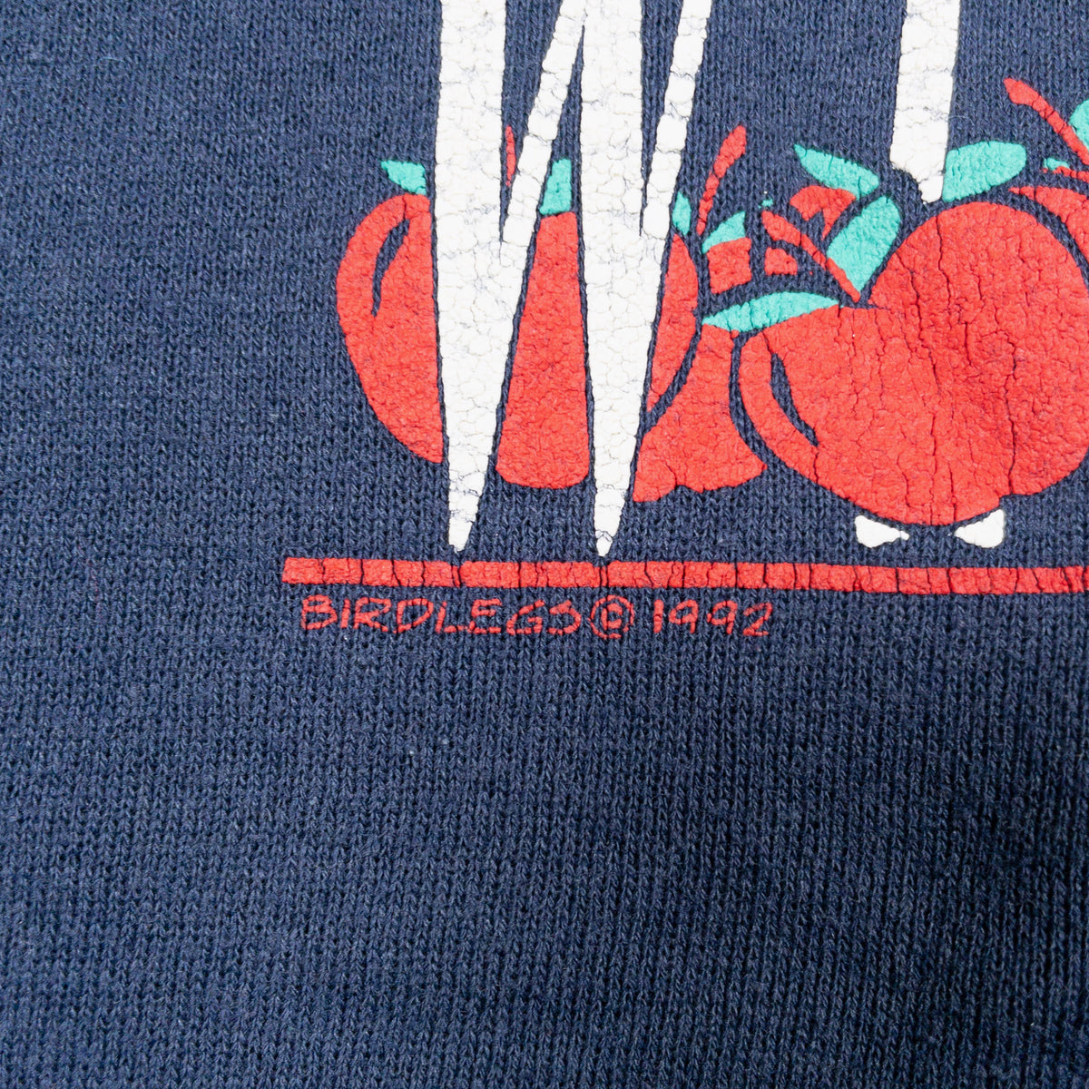 [メンズS] 90年代 Fruit of the Loom/フルーツオブザルーム スウェット トレーナー WINCHESTER リンゴ柄