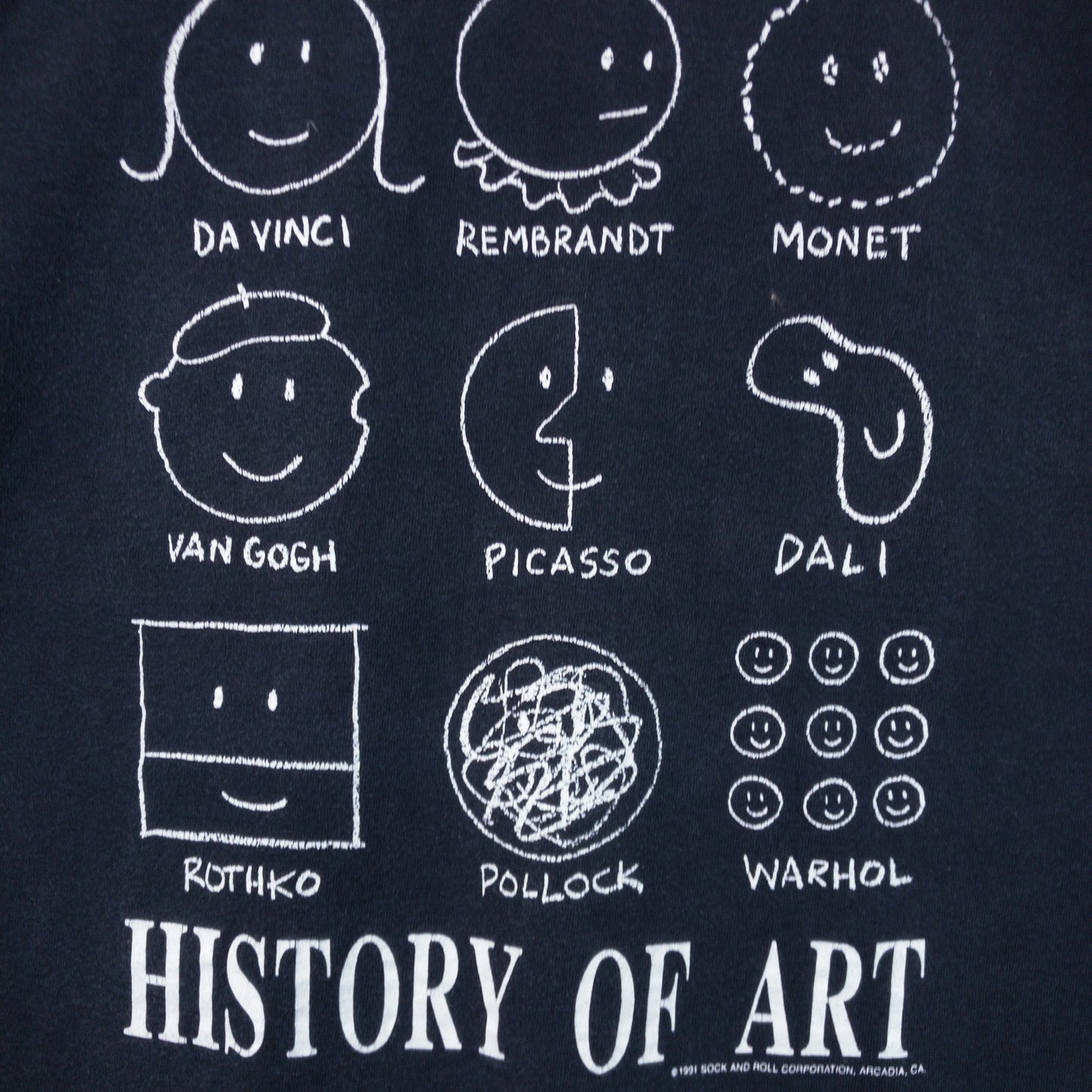 [メンズM] 90年代 Tシャツ HISTORY OF ART アートＴ