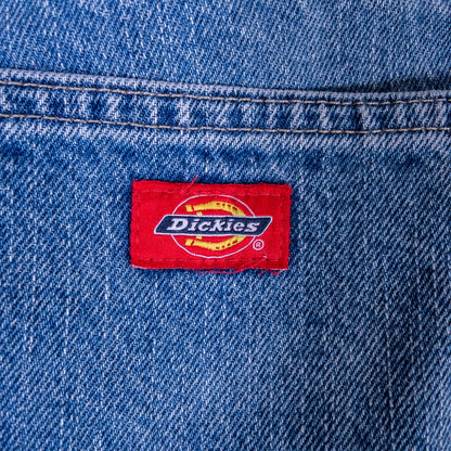 [メンズW38] 00年代 Dickies/ディッキーズ デニム ジーンズ ペインターパンツ オーバーサイズ