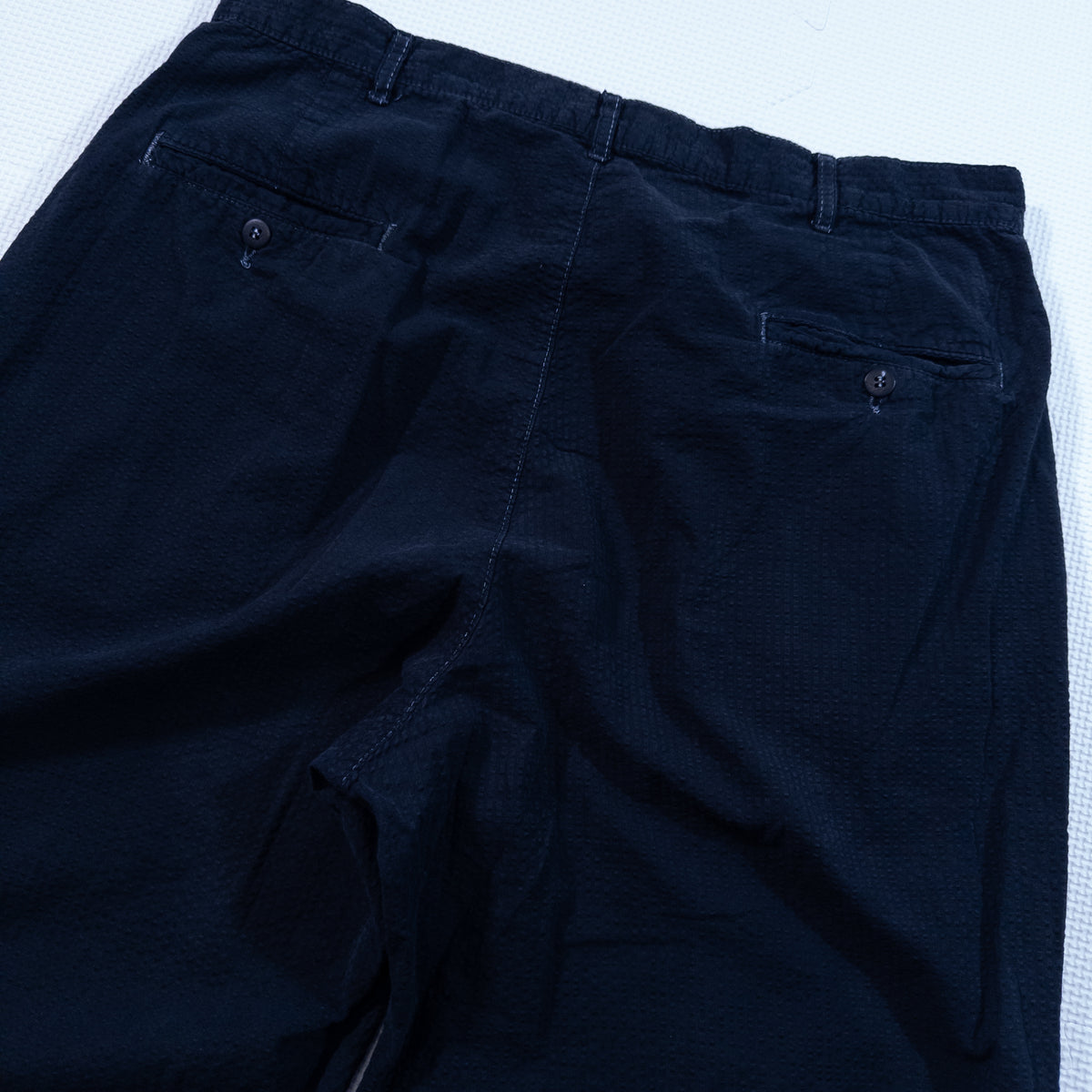 [メンズW32] 90年代 Polo by Ralph Lauren/ポロバイラルフローレン スラックス シアサッカー 黒染め