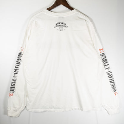 [メンズXL] 00年代 Harley-Davidson/ハーレーダビッドソン 長袖Tシャツ ロンT USA製