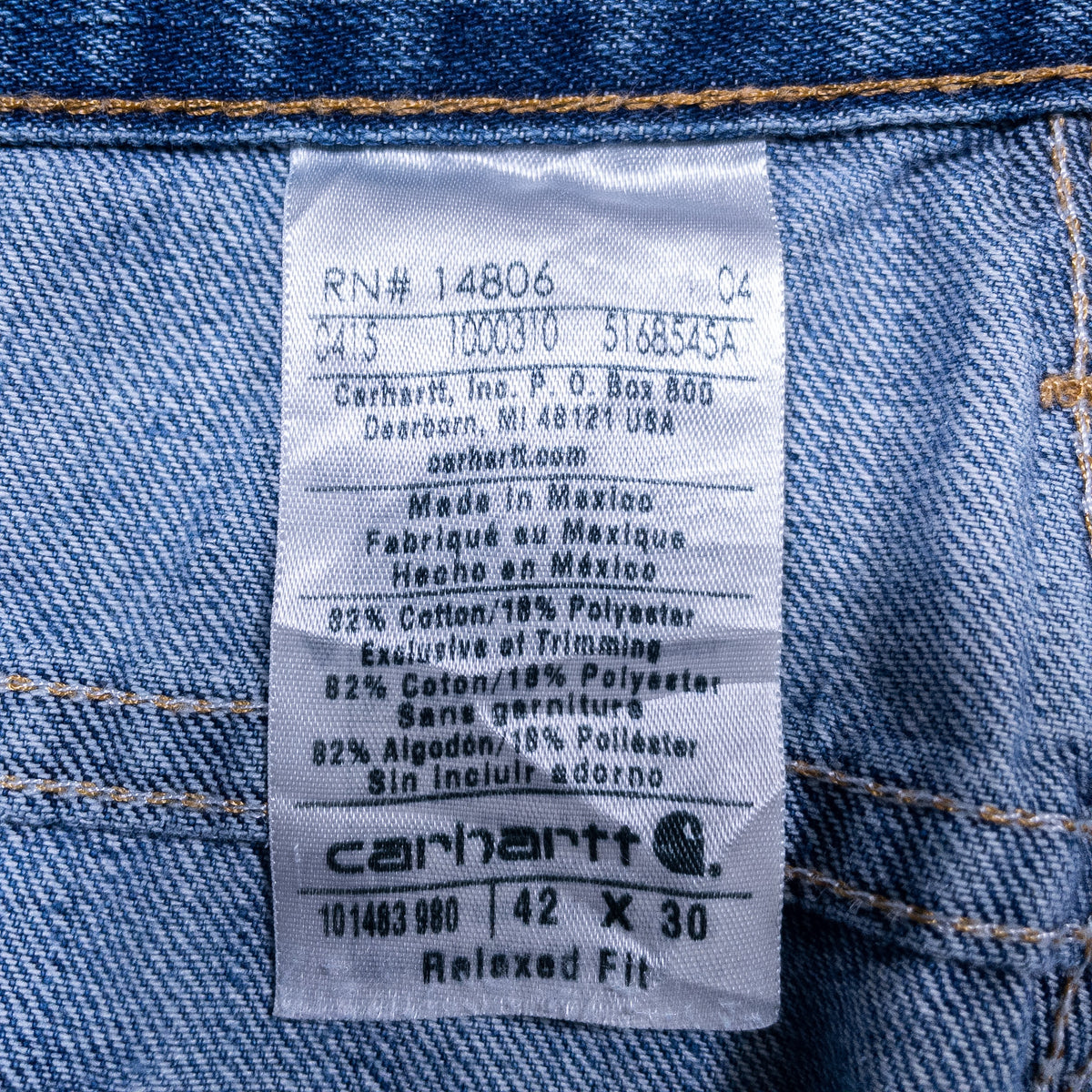 [メンズW41] 00年代 Carhartt/カーハート デニム ジーンズ