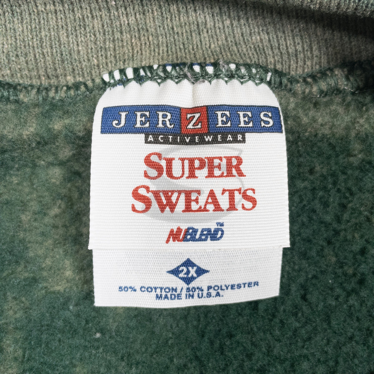 [メンズXXL] 90〜00年代 JERZEES/ジャージーズ スウェット トレーナー SUPER SWEATS Monmouth County USA製 タイダイ染め