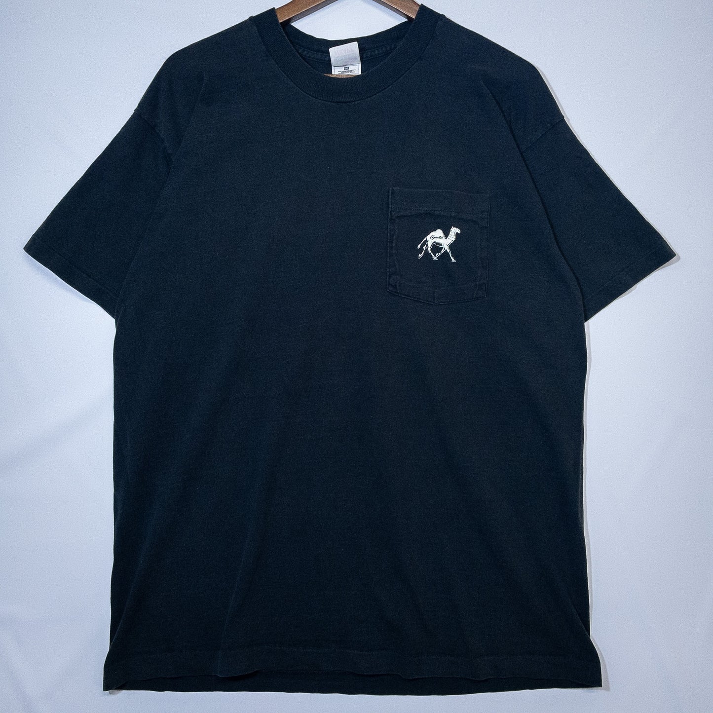 [メンズL] 90年代 Fruit of the Loom/フルーツオブザルーム Tシャツ 企業T KAMEL キャメル タバコ
