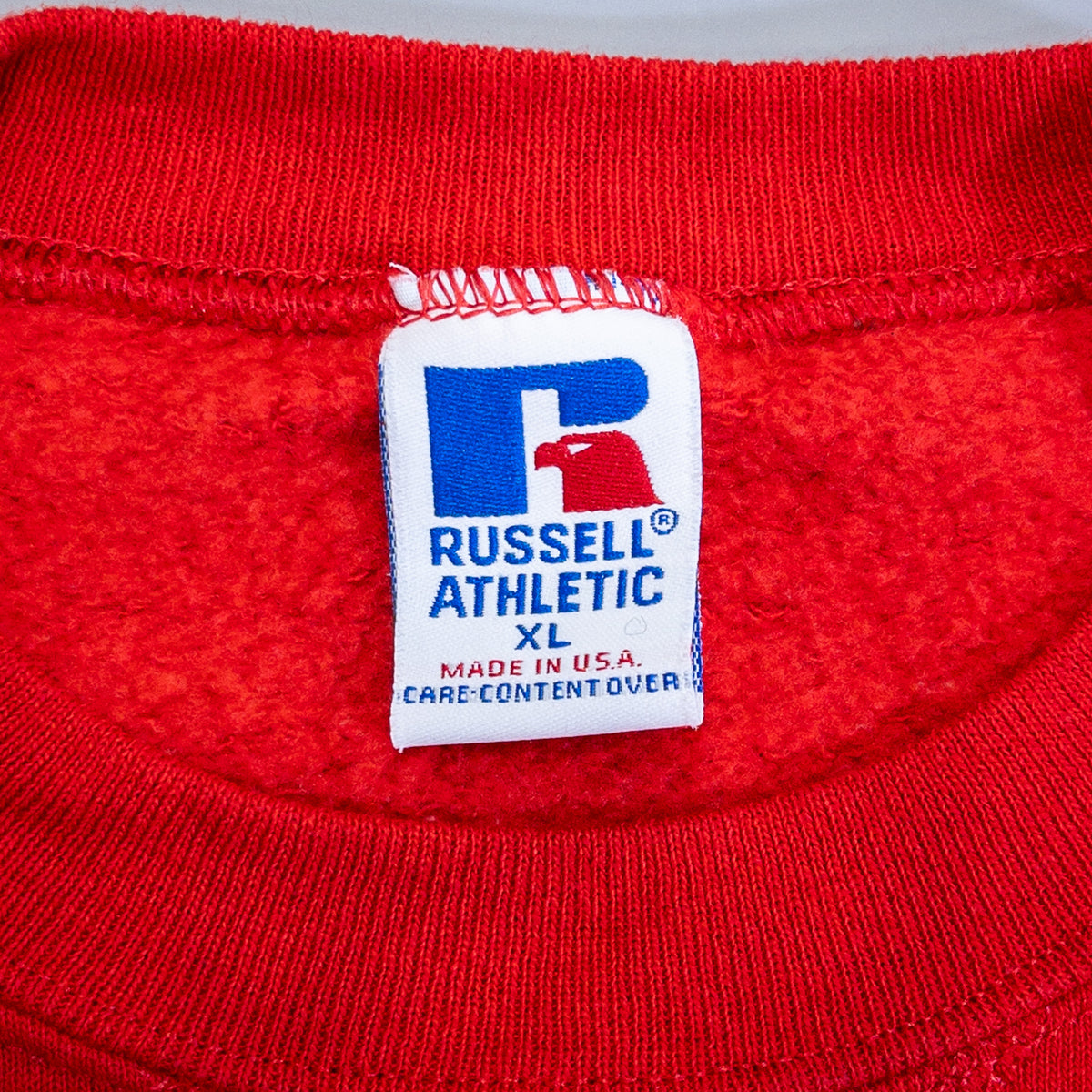[メンズL] 90年代 Russell Athletic/ラッセルアスレチック スウェット トレーナー USA製 ミッキーマウス