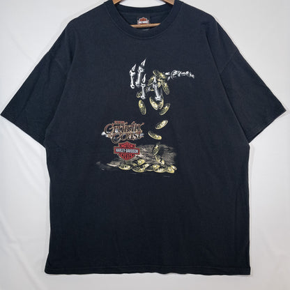 [メンズXL] 00年代 Harley-Davidson/ハーレーダビッドソン Tシャツ Harley-Davidson ハーレーダビッドソン ロゴプリント