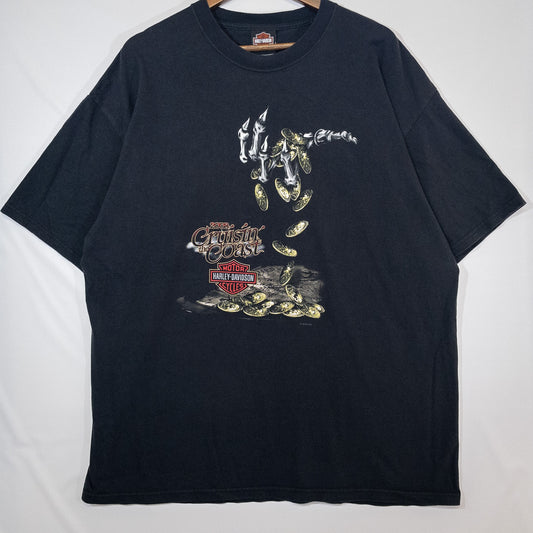 [メンズXL] 00年代 Harley-Davidson/ハーレーダビッドソン Tシャツ Harley-Davidson ハーレーダビッドソン ロゴプリント