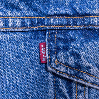 [メンズL] 90年代 Levi's/リーバイス Gジャン・デニムジャケット 70609 ボア