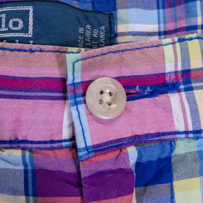 [メンズW32] 90〜00年代 Polo by Ralph Lauren/ポロバイラルフローレン ショートパンツ ショーツ マルチカラー チェック柄