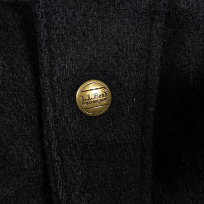 [メンズM] 80〜90年代 L.L.Bean/エルエルビーン ピーコート・ウールコート フード付き ウールコート