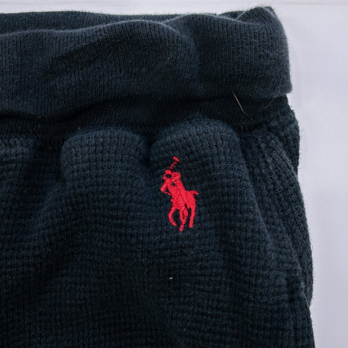 [メンズS] 00年代 Polo Ralph Lauren/ポロラルフローレン イージーパンツ 無地 サーマル地