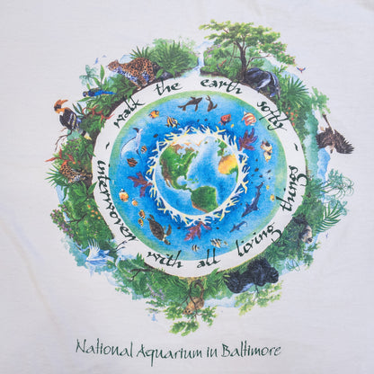 [メンズXL] 90年代 AMERICAN NATIONAL Tシャツ アートT
