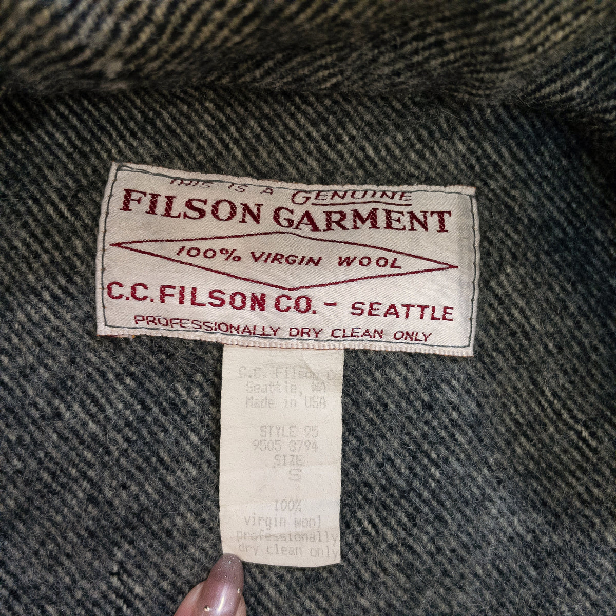 [メンズM] 80〜90年代 FILSON/フィルソン ウールジャケット