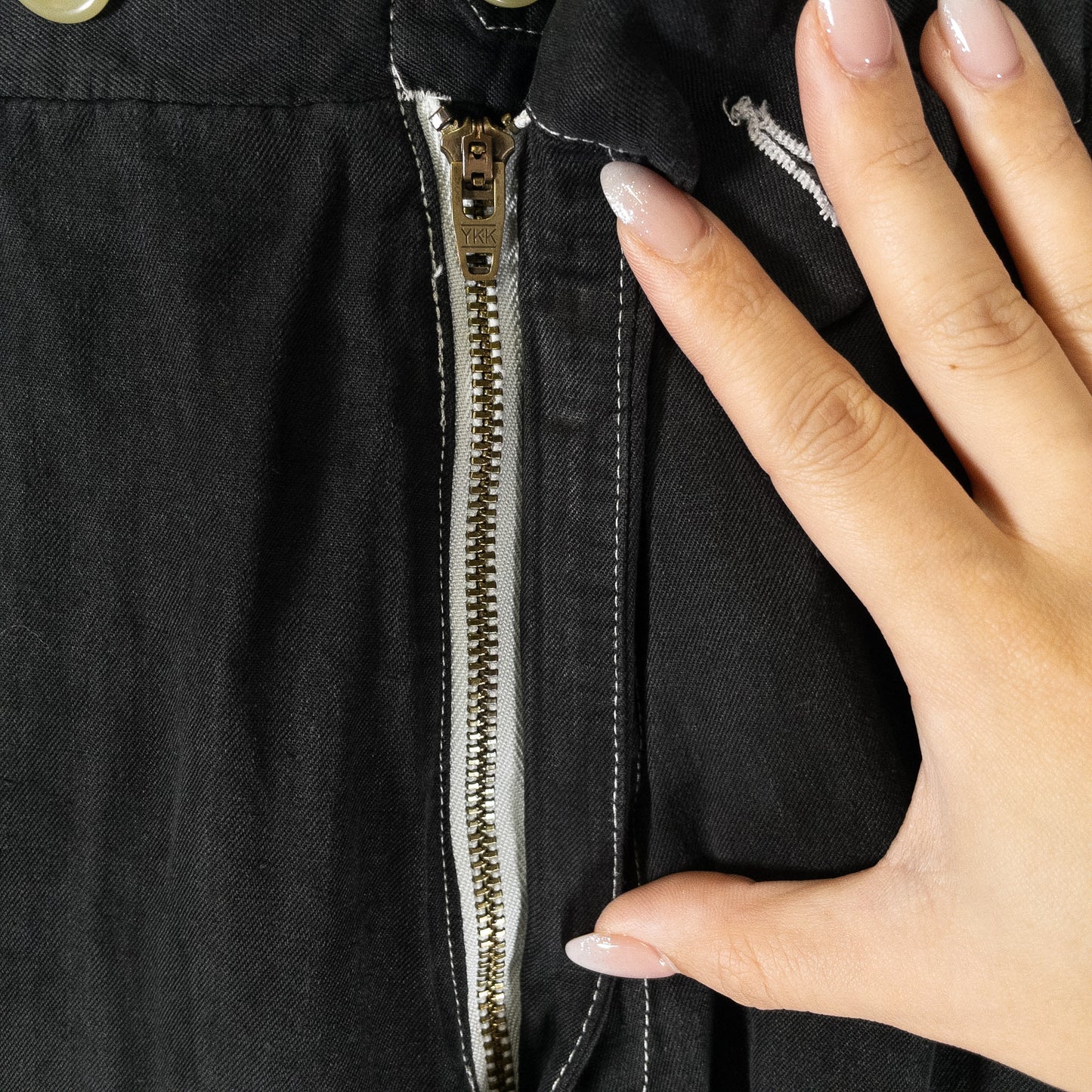 [メンズW33] 00年代 Polo Ralph Lauren/ポロラルフローレン スラックス CLASSIC FIT リネンシルク混 黒染め