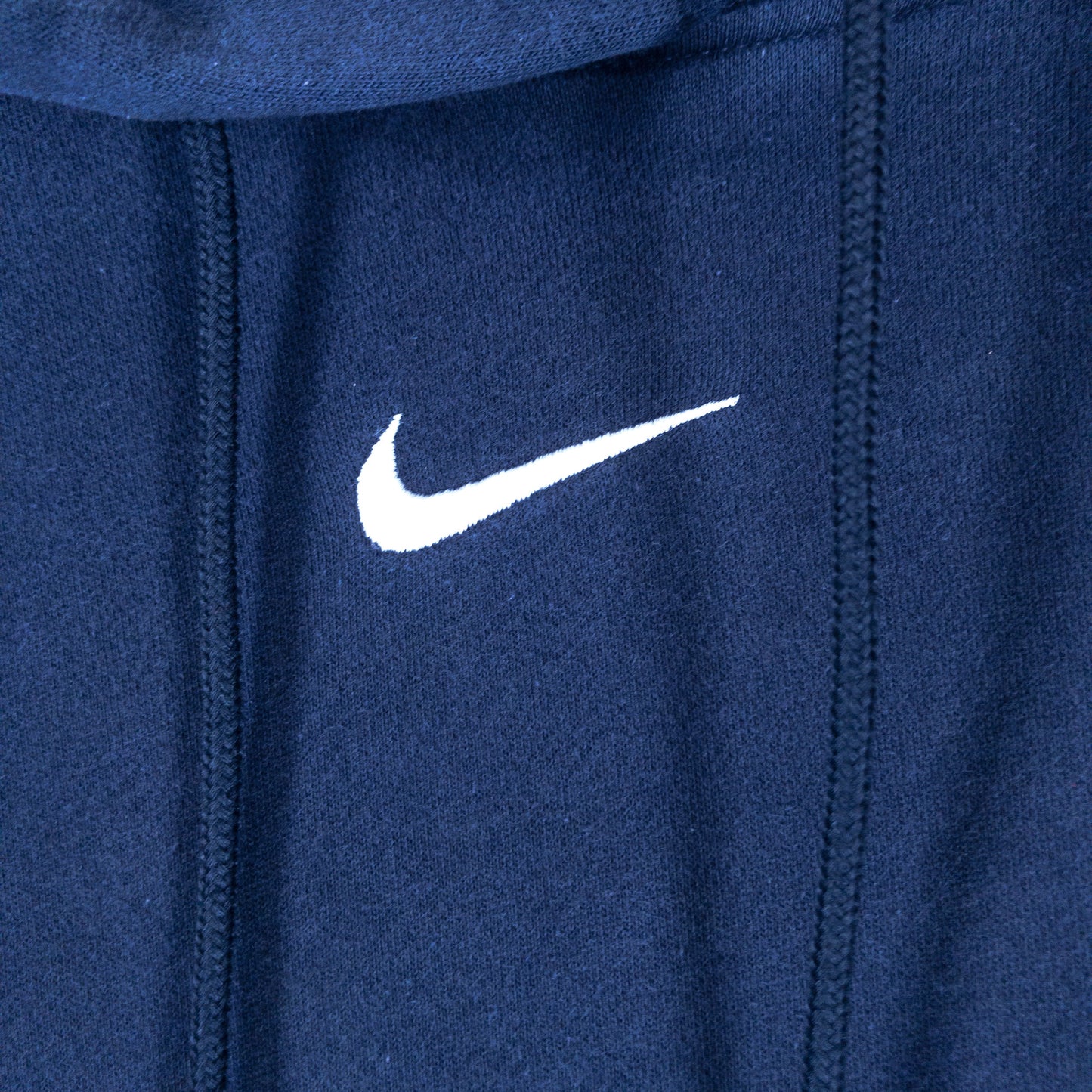 [レディースXL] 00年代 Nike/ナイキ パーカー センターロゴ 短丈