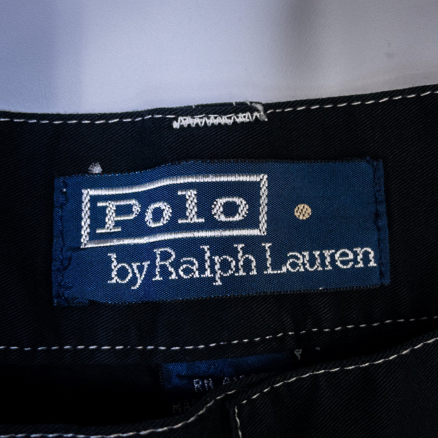 [メンズW35] 90〜00年代 Polo by Ralph Lauren/ポロバイラルフローレン チノパン 黒染め
