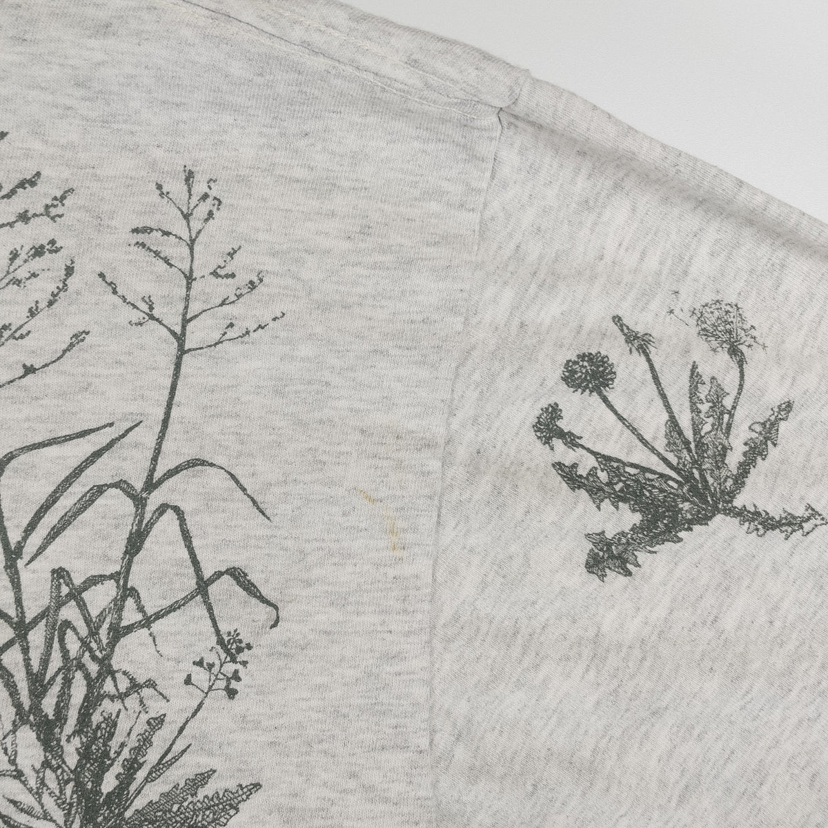[メンズL] 90年代 rel-e-vant products Tシャツ ボタニカル 総柄 アートT
