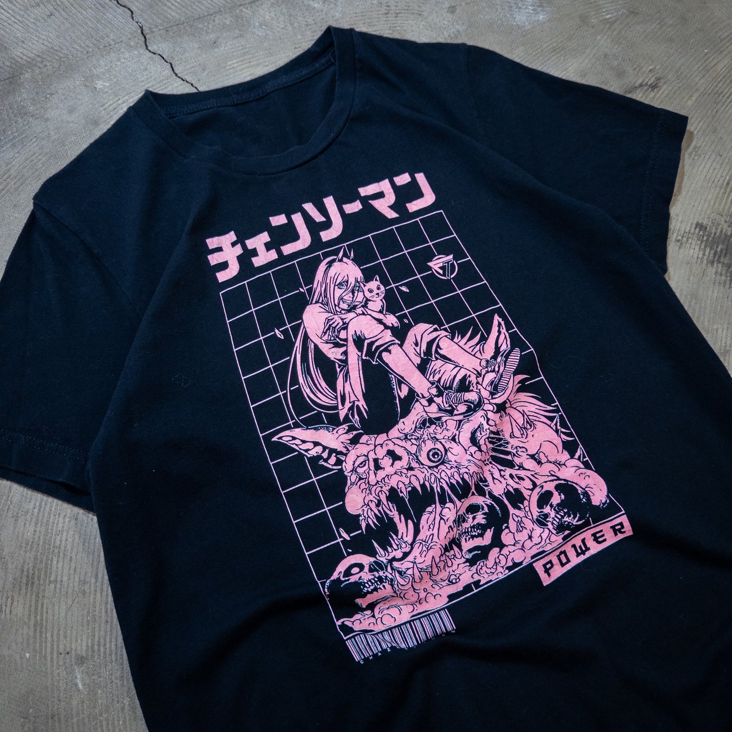 [メンズS] 00年代 Tシャツ アニメT チェンソーマン POWER パワー