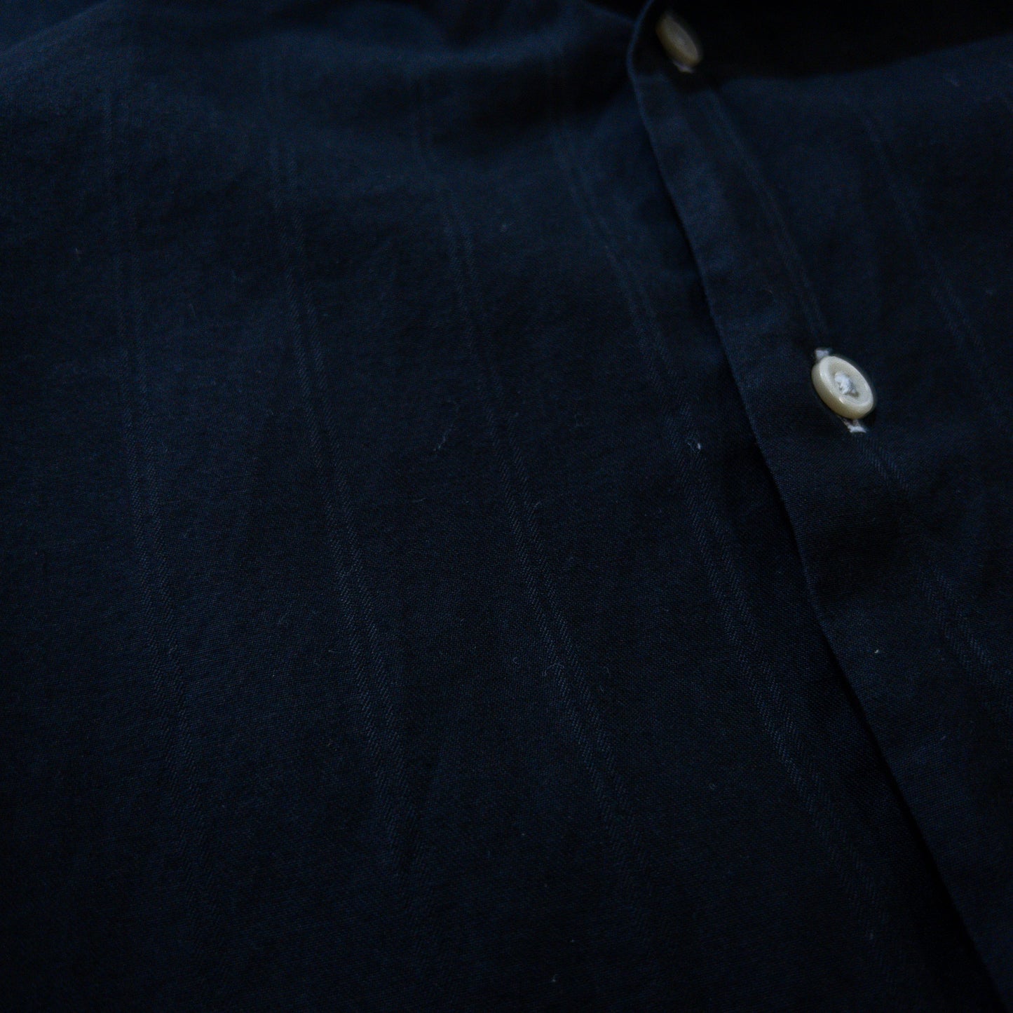[メンズM] 90〜00年代 Polo by Ralph Lauren/ポロバイラルフローレン 長袖シャツ 開襟シャツ 黒染め