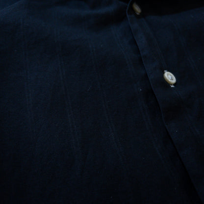 [メンズM] 90〜00年代 Polo by Ralph Lauren/ポロバイラルフローレン 長袖シャツ 開襟シャツ 黒染め