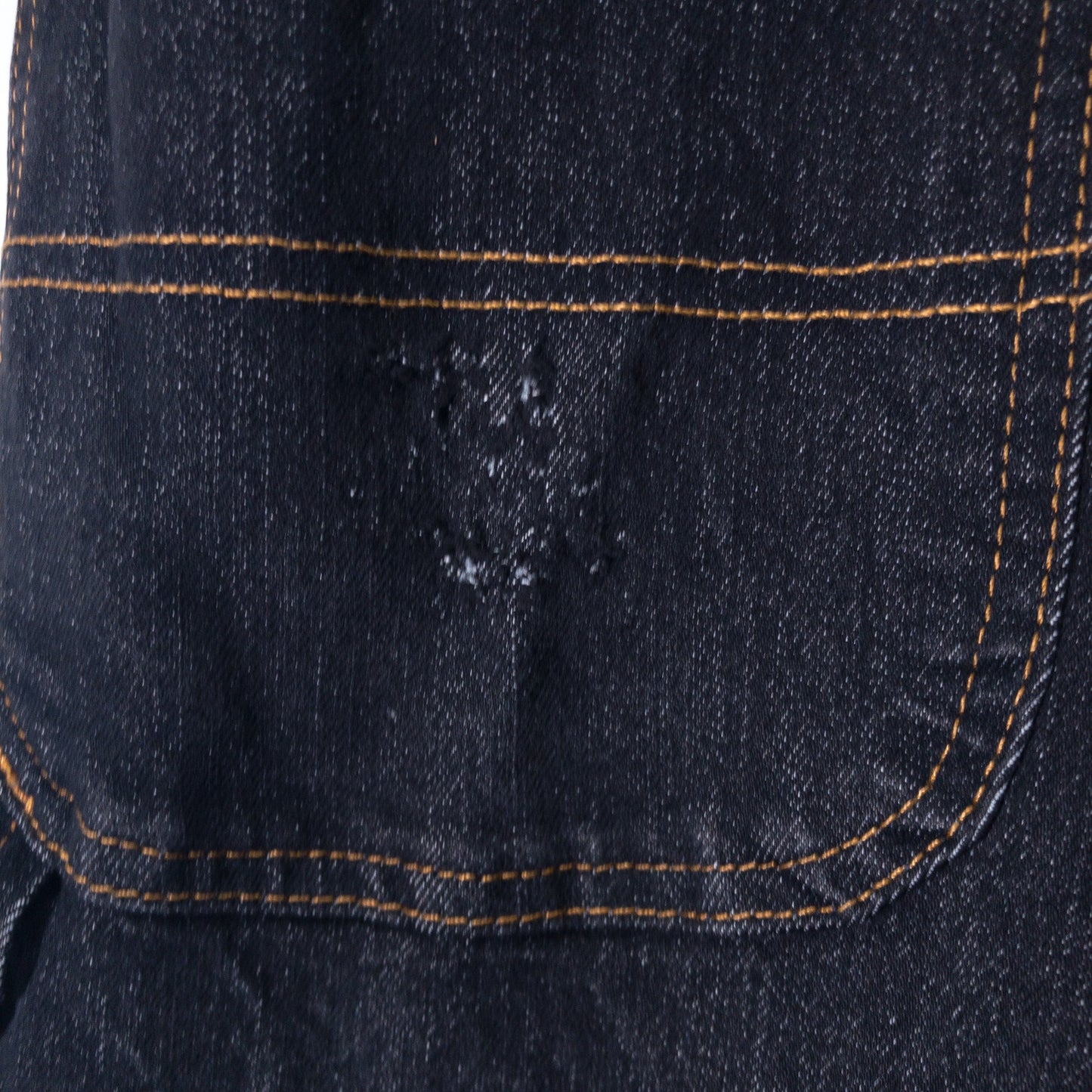 [メンズW40] 00年代 Dickies/ディッキーズ デニム ジーンズ ペインターパンツ 黒染め