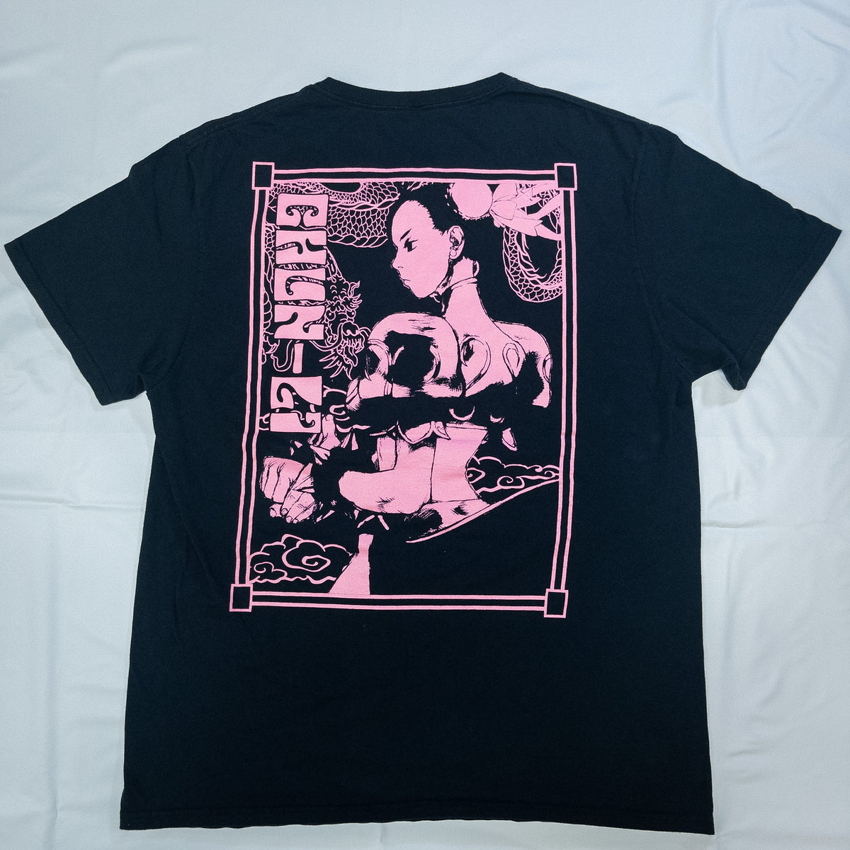 [メンズM] 00年代 STREET FIGHTER ストリートファイター Tシャツ 春麗 チュンリー ゲームT
