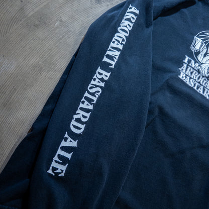 [メンズXL] 長袖Tシャツ Stone Brewing Arrogant Bastard Ale アロガントバスタードエール ロンT ビール