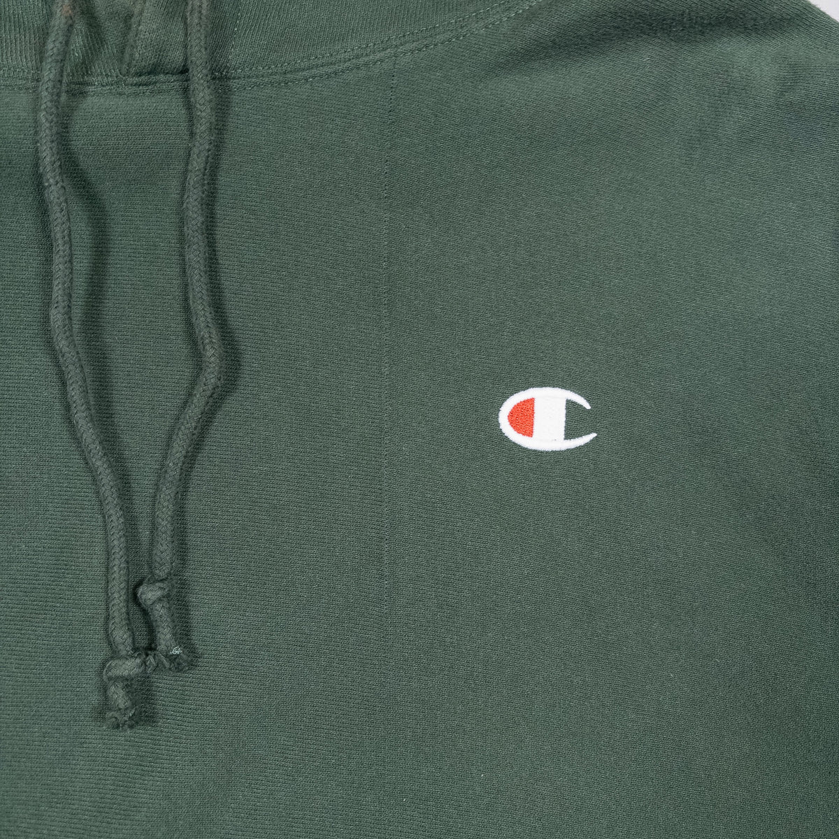 [メンズ3XL] 00年代 Champion/チャンピオン パーカー リバースウィーブ ワンポイント ビッグサイズ