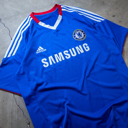 [メンズL] 00年代 adidas/アディダス ゲームシャツ サッカーユニフォーム チェルシーFC