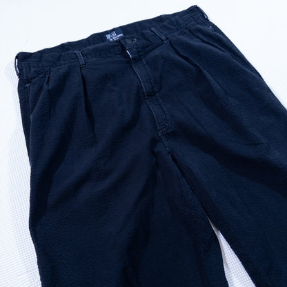 [メンズW32] 90年代 Polo by Ralph Lauren/ポロバイラルフローレン スラックス シアサッカー 黒染め
