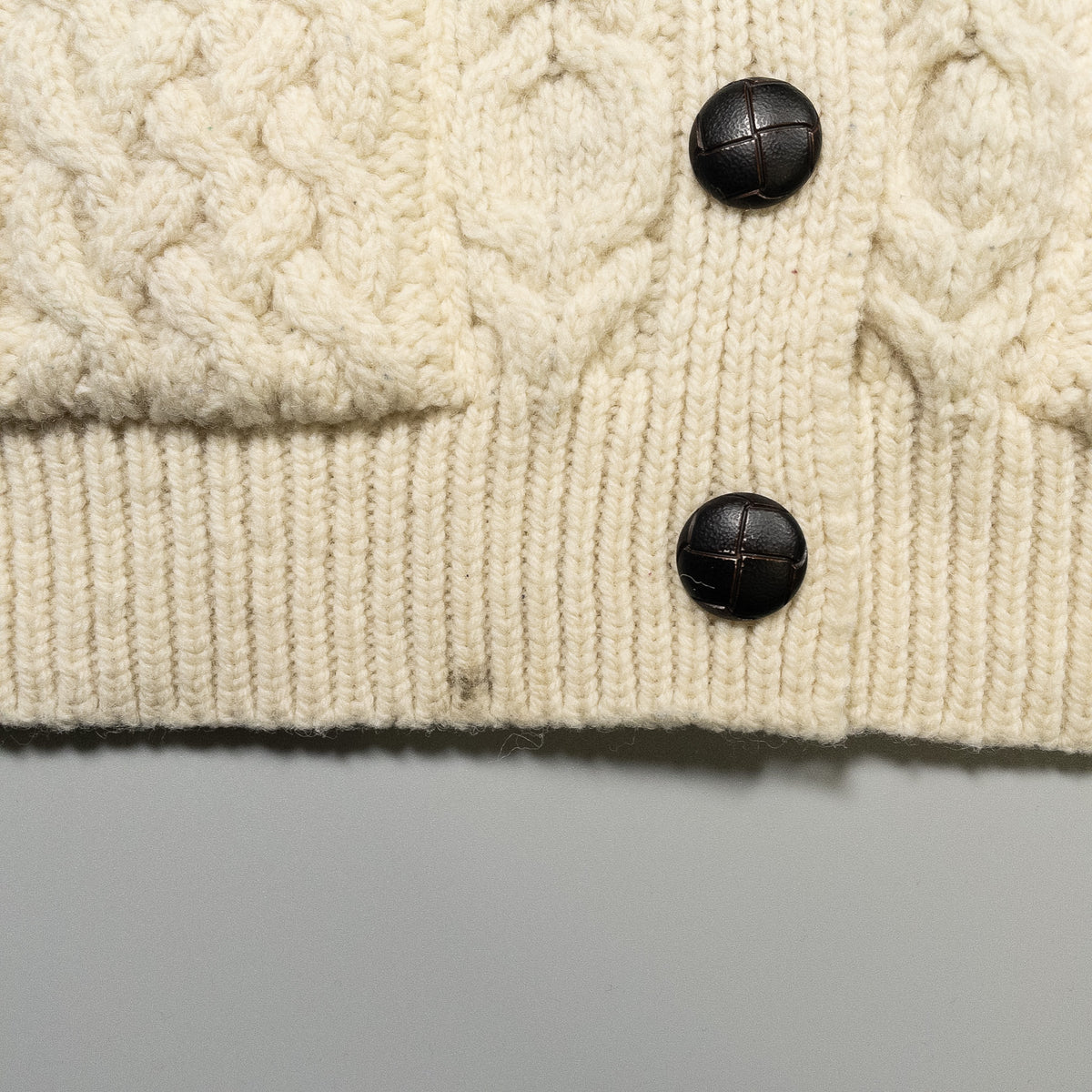 [メンズM] 90年代 aran crafts/アランクラフト ニット セーター フィッシャーマン カーディガン