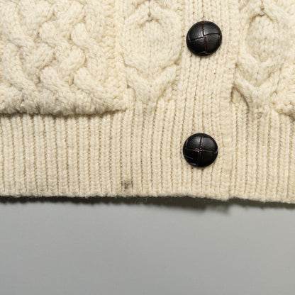 [メンズM] 90年代 aran crafts/アランクラフト ニット セーター フィッシャーマン カーディガン