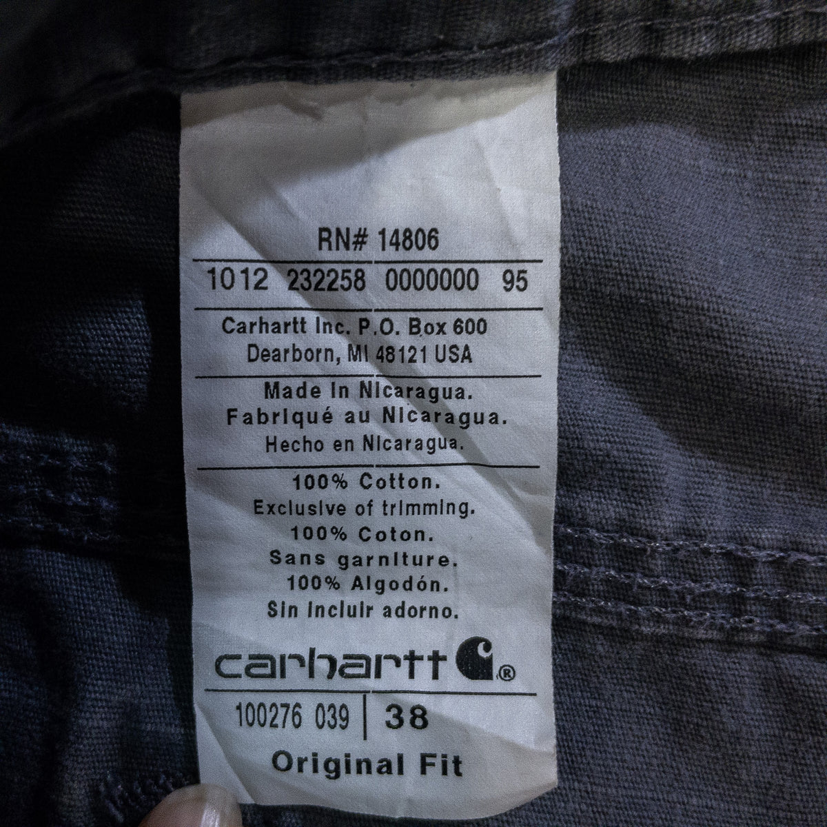 [メンズW36] 00〜10年代 Carhartt/カーハート ショートパンツ・ハーフパンツ ワークショーツ ロゴ