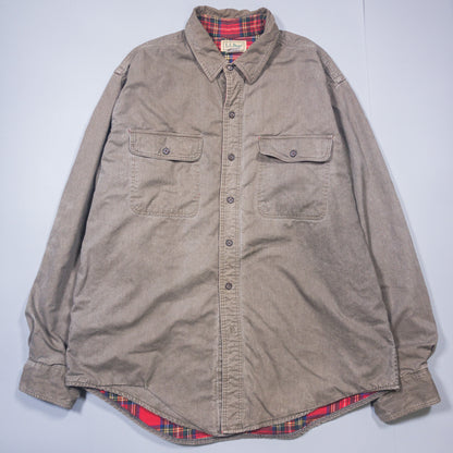 [メンズL] 90年代 L.L.Bean/エルエルビーン 長袖シャツ ハリケーンシャツ
