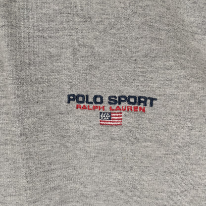 [メンズXXL] 90年代 POLO SPORT RALPH LAUREN/ポロスポーツラルフローレン スウェット トレーナー ハーフジップ