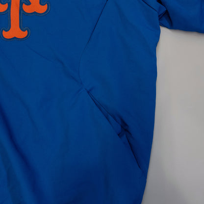 [メンズXL] 00年代 Majestic ナイロンジャケット ニューヨーク・メッツ MLB