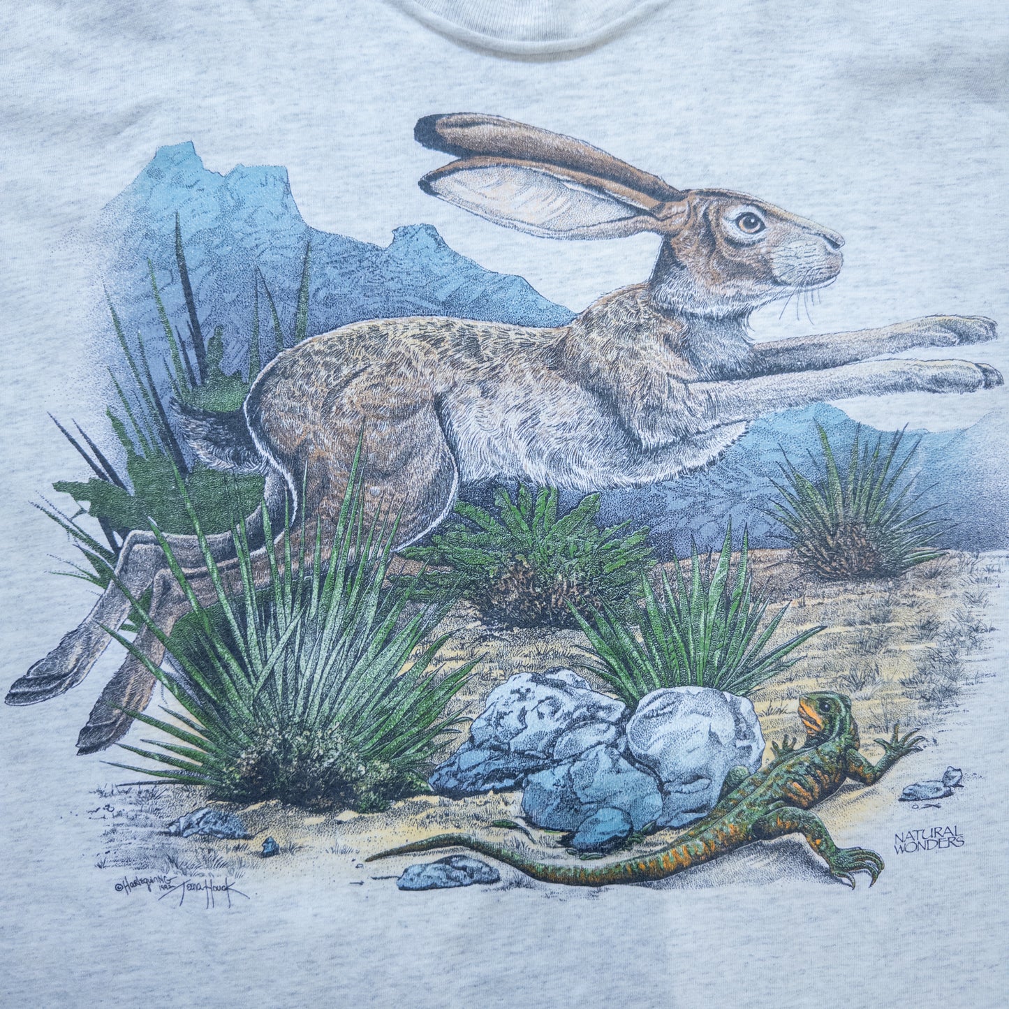 [メンズL] 90年代 Tシャツ ナチュラルワンダーズ アニマルT