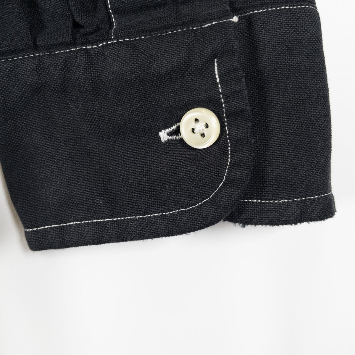 [メンズS] 00年代 Polo Ralph Lauren/ポロラルフローレン 長袖シャツ 黒染め