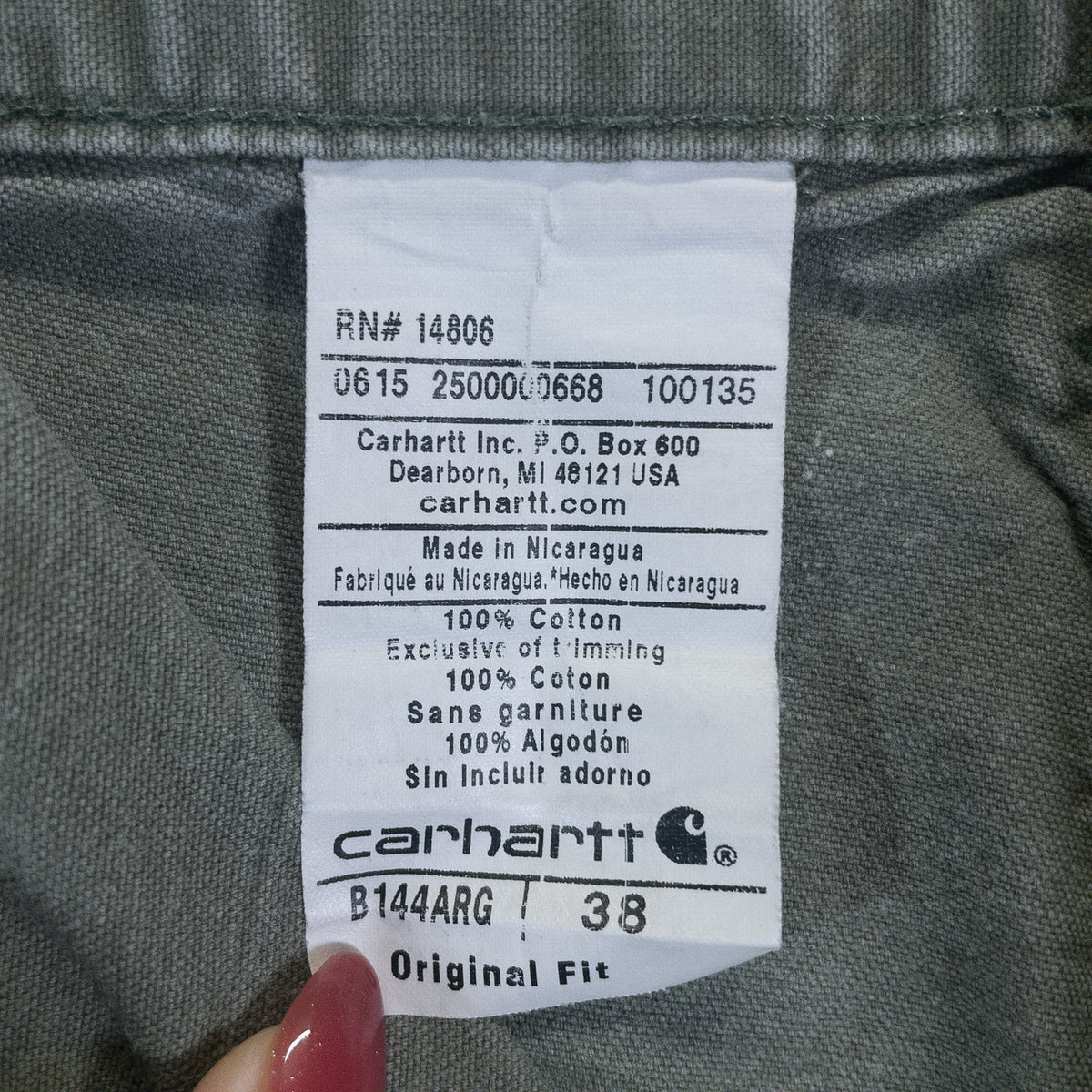 [メンズW36] 00〜10年代 Carhartt/カーハート ショートパンツ ペインターショーツ オリジナルフィット ロゴ