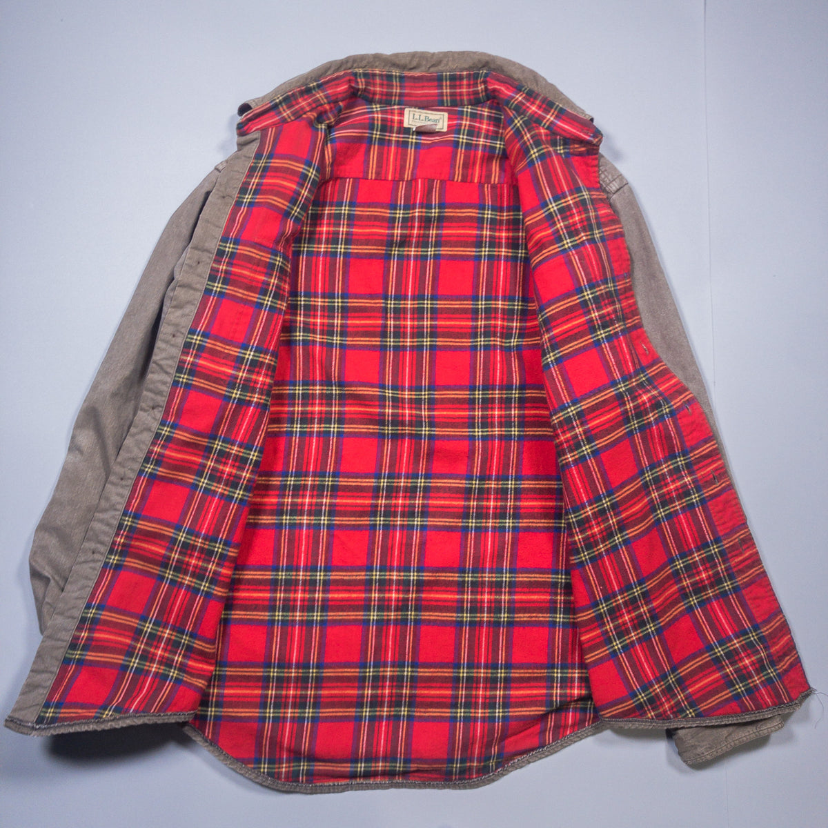 [メンズL] 90年代 L.L.Bean/エルエルビーン 長袖シャツ ハリケーンシャツ