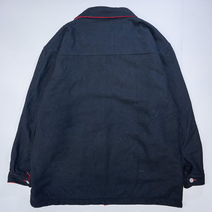 [メンズL] 90〜00年代 Marlboro/マルボロ リバーシブル ウールジャケット