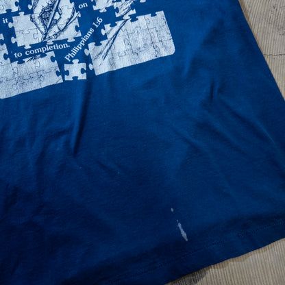 [メンズL] 90年代 Fruit of the Loom/フルーツオブザルーム Tシャツ Markoma Bible Academy アートＴ