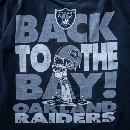 [メンズXL] 90年代 STARTER/スターター Tシャツ NFL RAIDERS