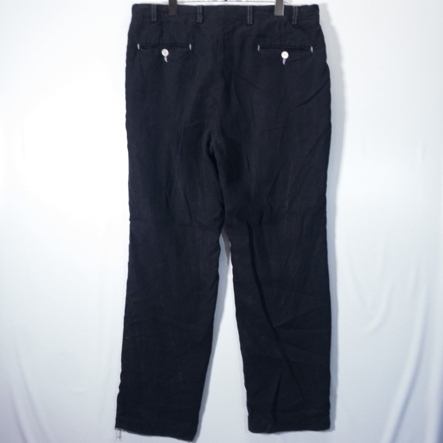 [メンズW36] 90〜00年代 LAUREN RALPH LAUREN/ローレンラルフローレン スラックス 黒染め