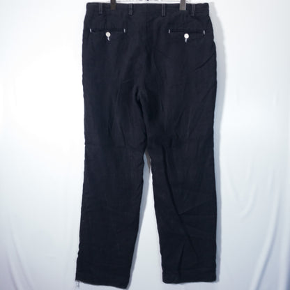 [メンズW36] 90〜00年代 LAUREN RALPH LAUREN/ローレンラルフローレン スラックス 黒染め