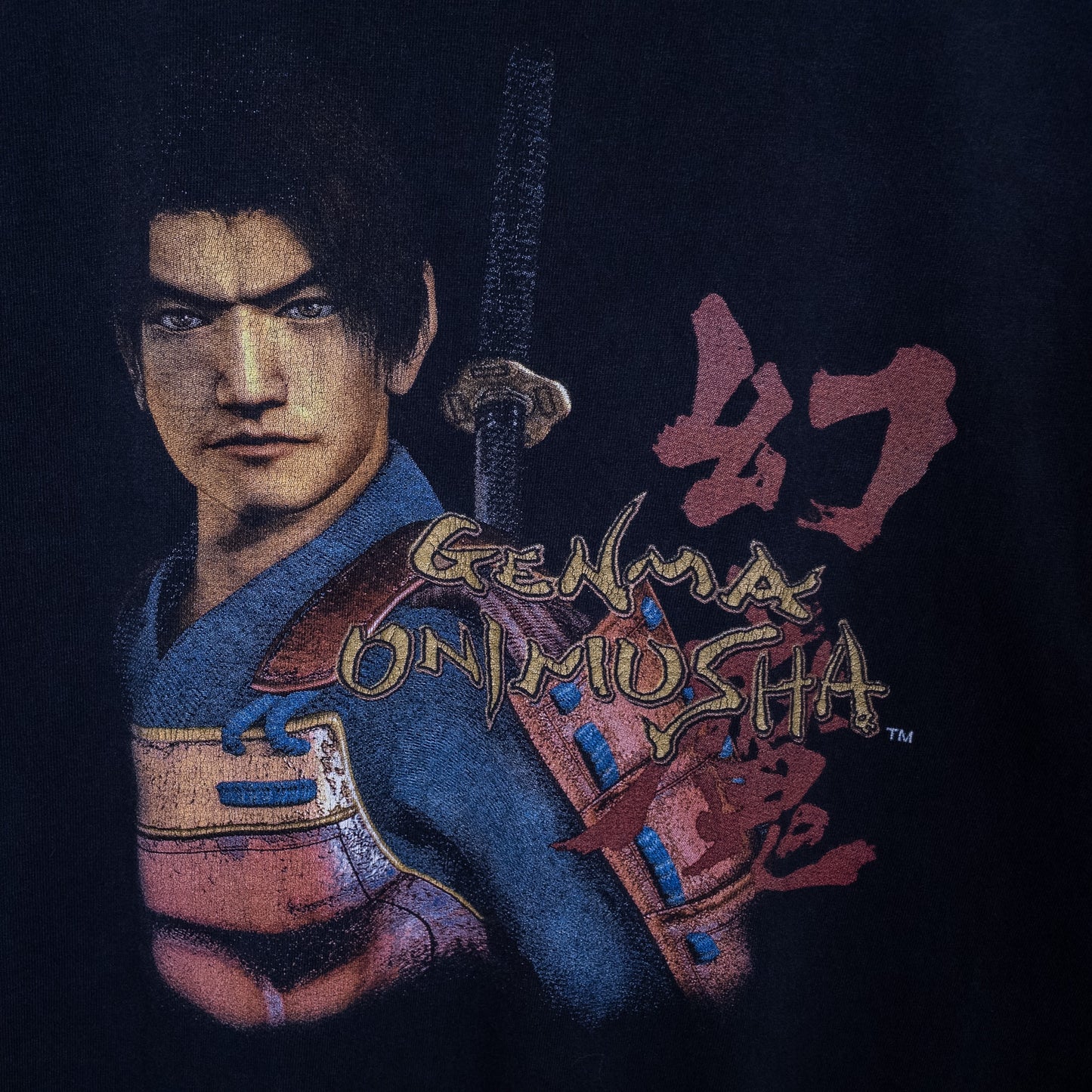 [メンズL] 00年代 All Sport/オールスポーツ Tシャツ ゲームT CAPCOM 鬼武者