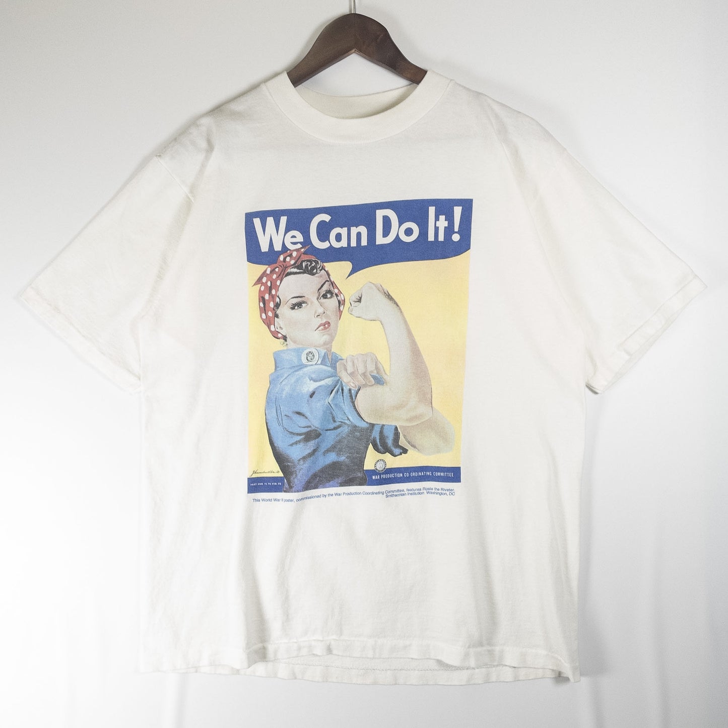 [メンズM] 90年代 All Sport/オールスポーツ Tシャツ We Can Do it Rosie the Riveter