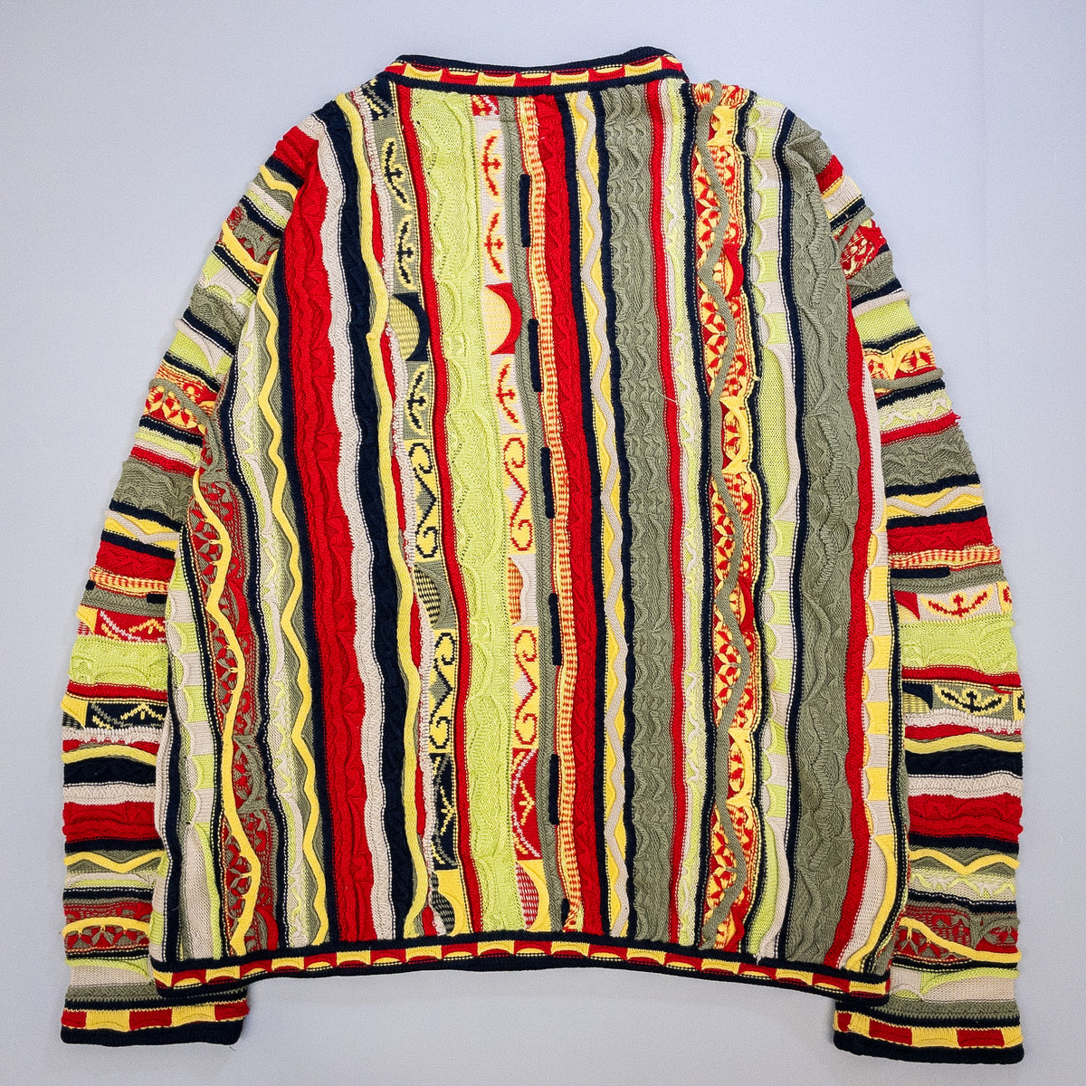 [メンズXXL] 90年代 COOGI/クージー ニット セーター 3Dニット